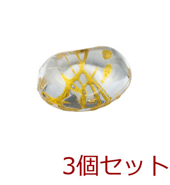 硝子豆箸置 金 金糸 キッチン 日本製 3セット 送料無料-2