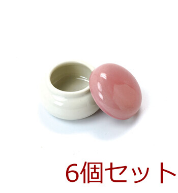 陶器 紅白鏡もち 白木ミニ三宝 キッチン 容器 迎春 6セット 送料無料-4