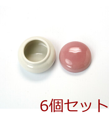 陶器 紅白鏡もち 白木ミニ三宝 キッチン 容器 迎春 6セット 送料無料-5