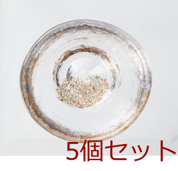 硝子金彩珍味入 切立 変形 キッチン 5セット 送料無料-9