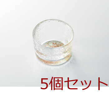 硝子金彩珍味入 切立 変形 キッチン 5セット 送料無料-4