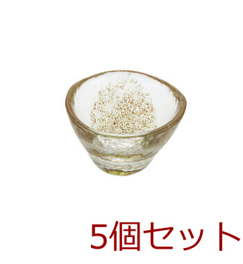 硝子金彩珍味入 切立 変形 キッチン 5セット 送料無料-6