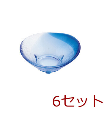 硝子ミニ小鉢 ビーンズ 三角 キッチン インテリア雑貨 6セット 送料無料-2