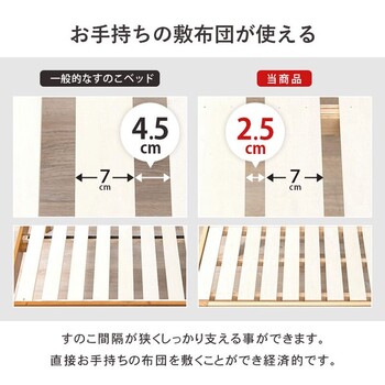シングルミドルベッドMB 5166S DBR 送料無料-10