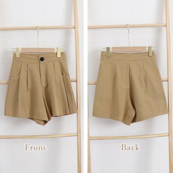 ハイウエスト ショートパンツ レディース SK17669685-7272 送料無料 即日発送-2