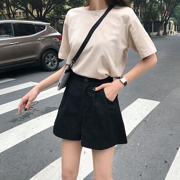 ハイウエスト ショートパンツ レディース SK17669685-7272 送料無料 即日発送-5