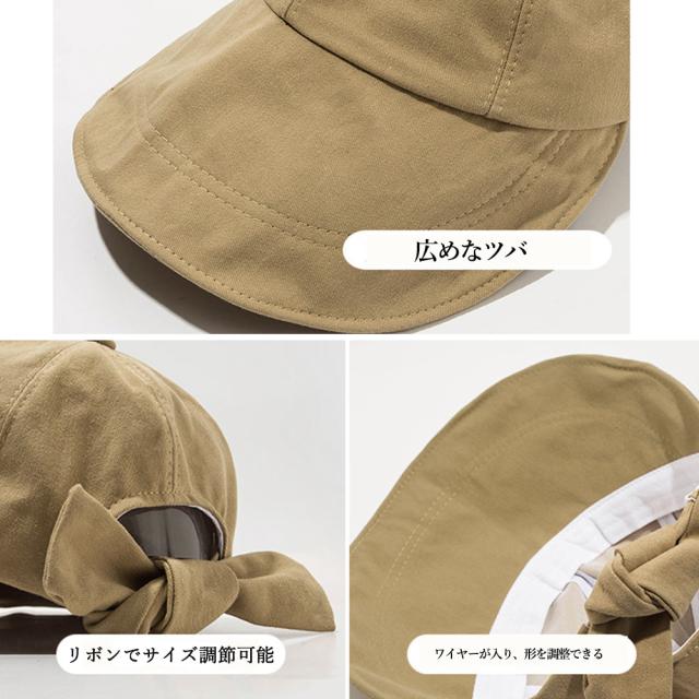 キャスケット 夏 レディース 日よけ帽子 送料無料 即日発送-2