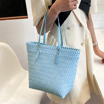 トートバッグ かごバッグ 夏 レディース トートバッグ 送料無料 即日発送-9