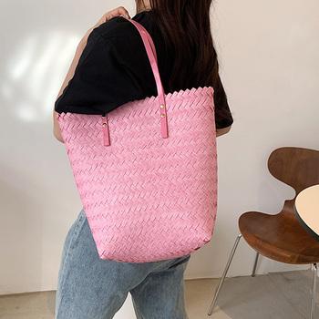 トートバッグ かごバッグ 夏 レディース トートバッグ 送料無料 即日発送-5