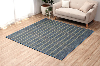 ラグ 約240×320cm い草 自然素材 シンプル ボーダー 裏面すべり止め付き 滑りにくい 抗菌防臭 NCXシルフ 送料無料-14