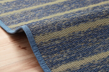 ラグ 約240×320cm い草 自然素材 シンプル ボーダー 裏面すべり止め付き 滑りにくい 抗菌防臭 NCXシルフ 送料無料-15