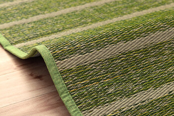 ラグ 約240×320cm い草 自然素材 シンプル ボーダー 裏面すべり止め付き 滑りにくい 抗菌防臭 NCXシルフ 送料無料-19