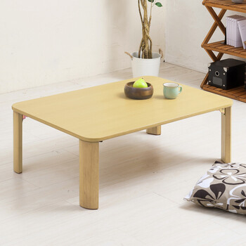 折りたたみテーブル幅90cm 机 デスク 座卓 木製 ナチュラル シンプル 送料無料-1