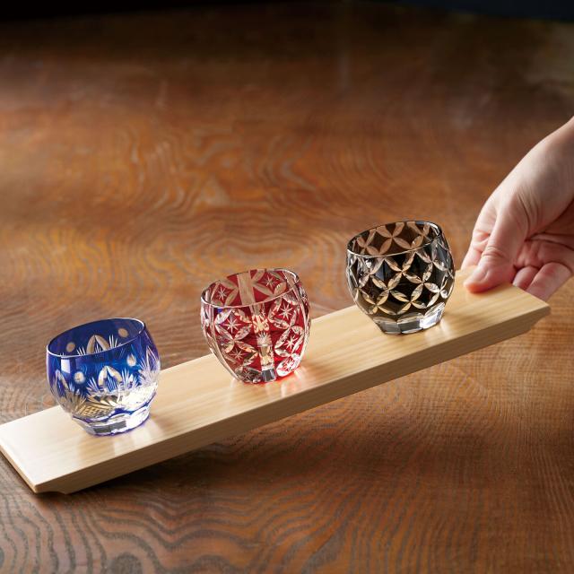 和食器 ノンスリップ珍味トレイ クリアー 茶 古代色 送料無料-4