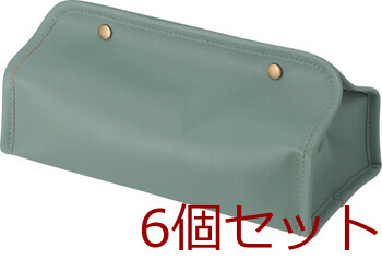 PUレザー調ティッシュケース 6セット 送料無料-17