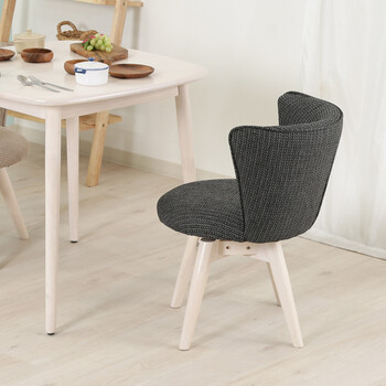 ダイニングチェア クラム ファブリック BR WHW 送料無料-20