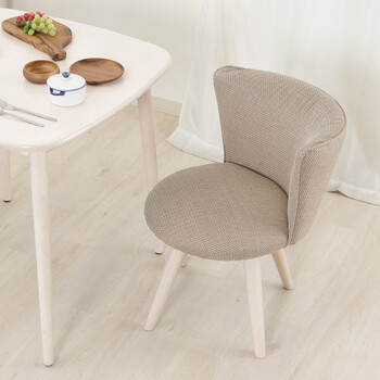 ダイニングチェア クラム ファブリック BR WHW 送料無料-23