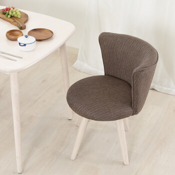 ダイニングチェア クラム ファブリック BR WHW 送料無料-2