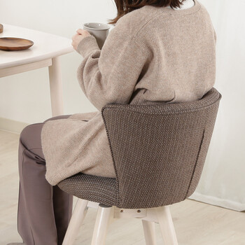 ダイニングチェア クラム ファブリック BR WHW 送料無料-4