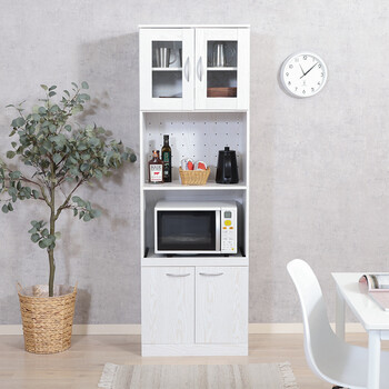 ハイキッチンボード 180＊60 ホワイトオーク 送料無料-12