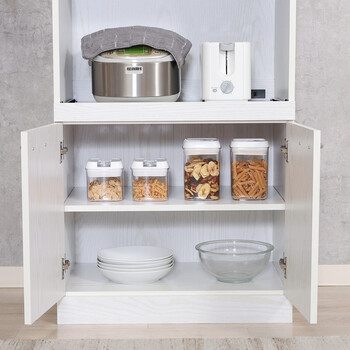 ハイキッチンボード 180＊60 ホワイトオーク 送料無料-14