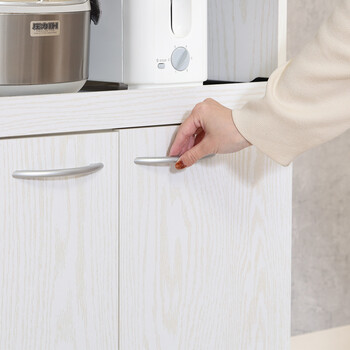 ハイキッチンボード 180＊60 ホワイトオーク 送料無料-17