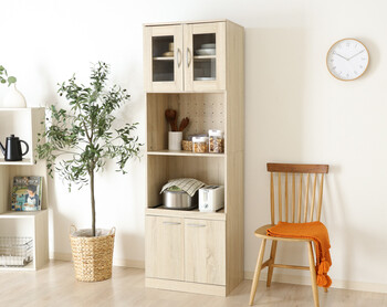 ハイキッチンボード 180＊60 ホワイトオーク 送料無料-3