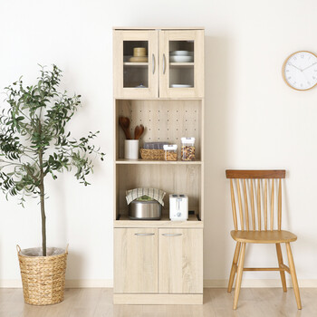 ハイキッチンボード 180＊60 ホワイトオーク 送料無料-4