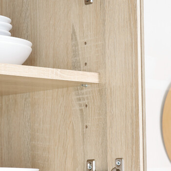 ハイキッチンボード 180＊60 ホワイトオーク 送料無料-7