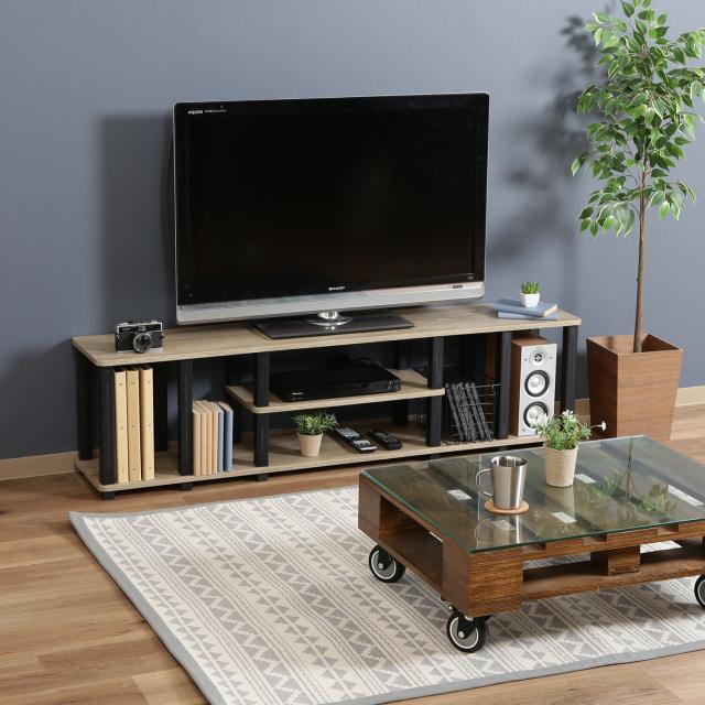 フィット TVラック150 NA×BK 送料無料-1