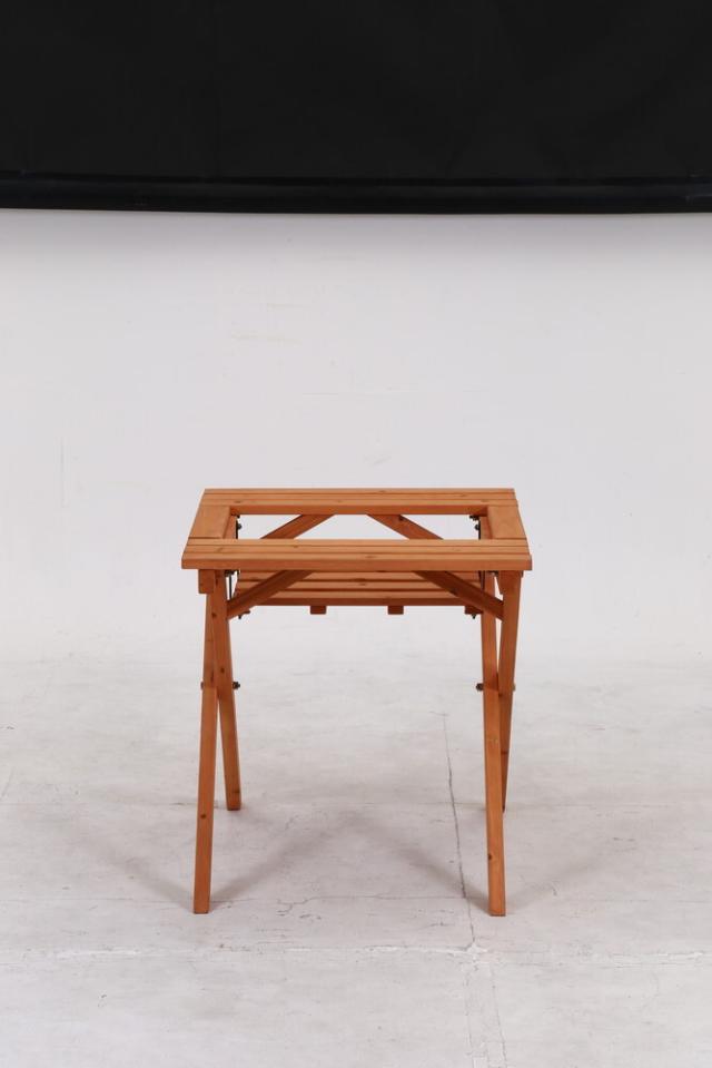 杉材BBQテーブル＆ベンチミニ コンロスペース付 送料無料-9