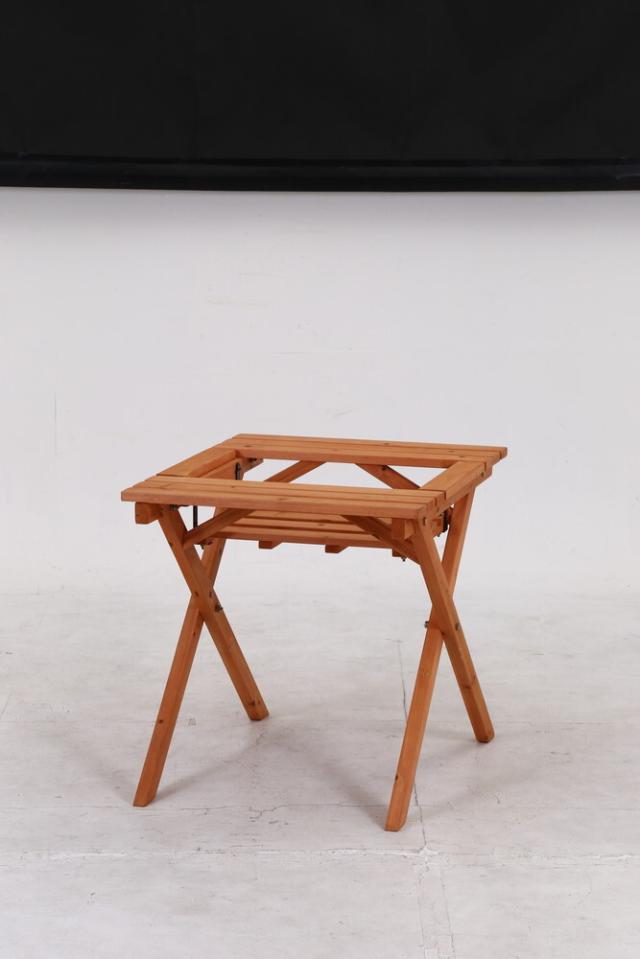 杉材BBQテーブル＆ベンチミニ コンロスペース付 送料無料-10