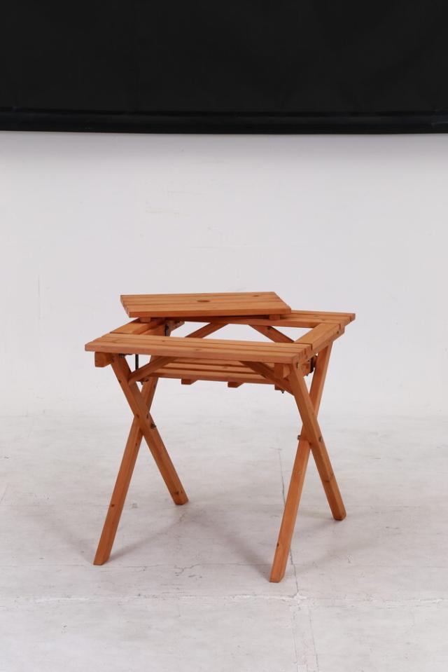 杉材BBQテーブル＆ベンチミニ コンロスペース付 送料無料-11