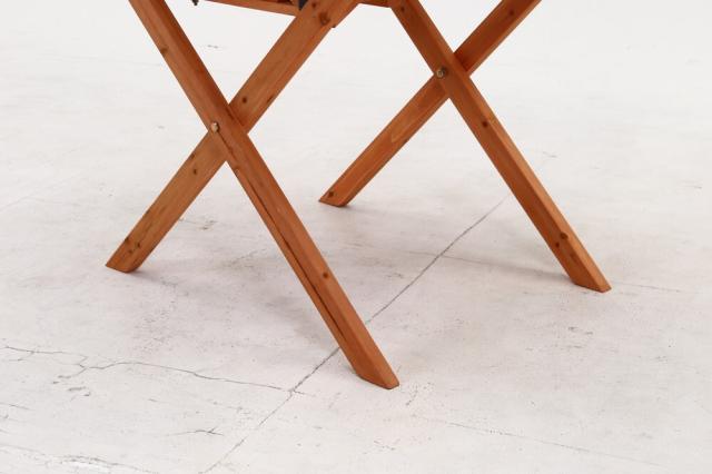 杉材BBQテーブル＆ベンチミニ コンロスペース付 送料無料-12