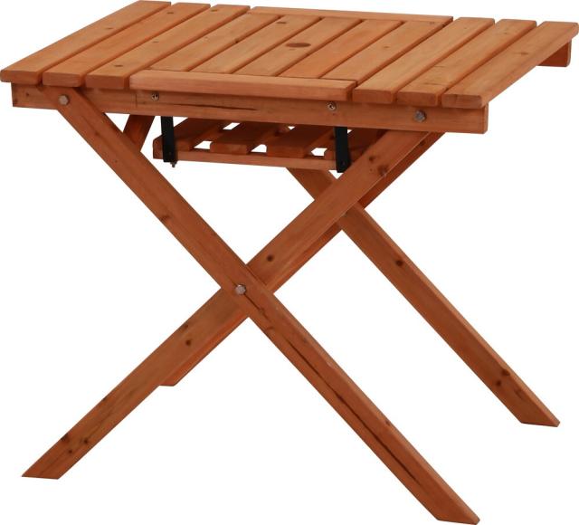 杉材BBQテーブル＆ベンチミニ コンロスペース付 送料無料-3