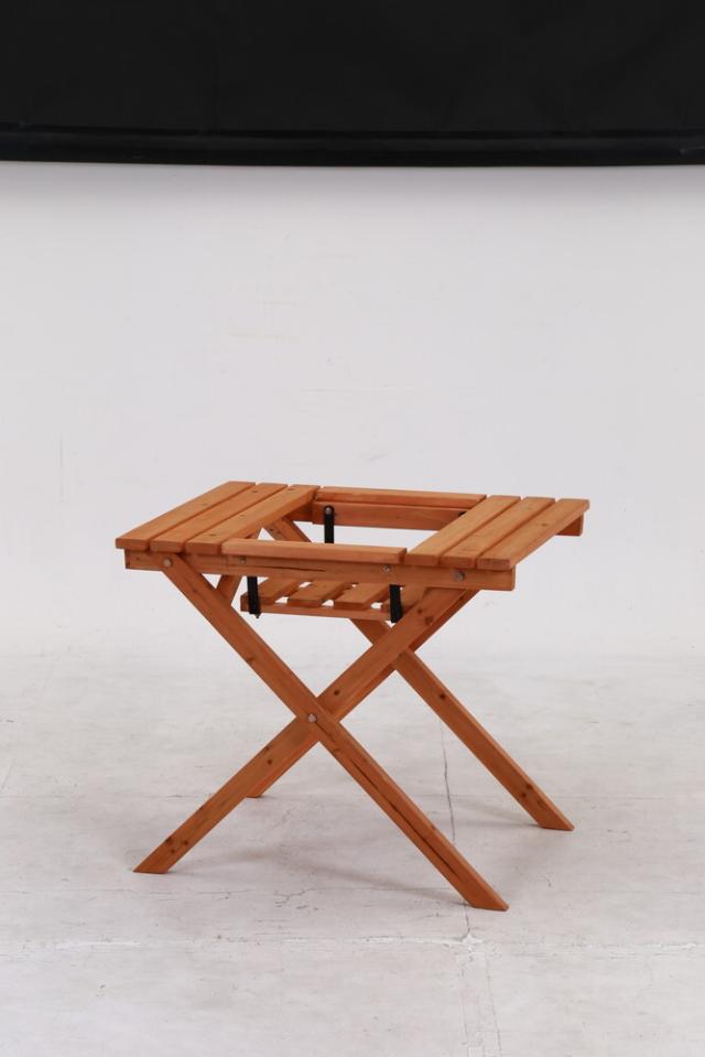 杉材BBQテーブル＆ベンチミニ コンロスペース付 送料無料-7