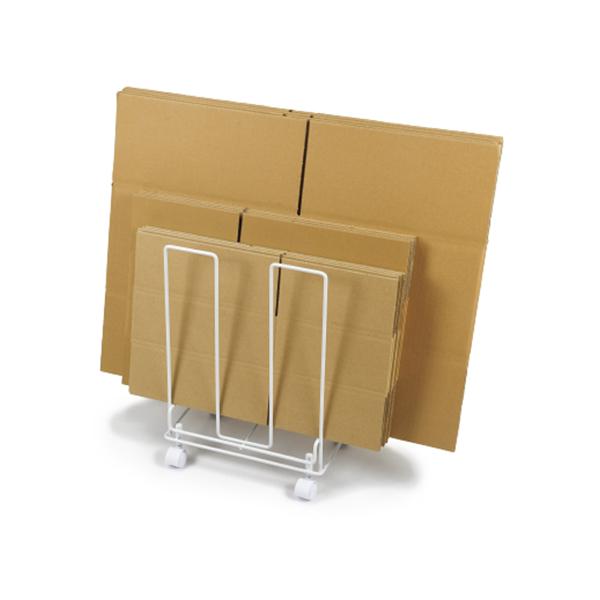 スキットダンボール収納ストッカーキャスター付 送料無料 即日発送-1