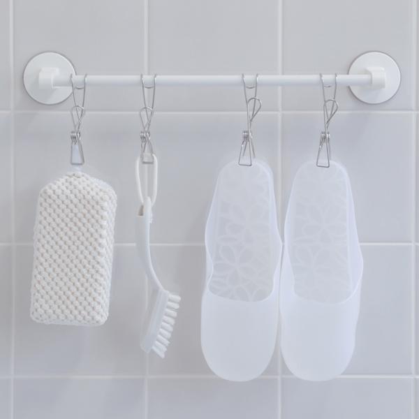 メタリアステンレス製かけられるマルチクリップ４個太パイプ用 8セット 送料無料 即日発送-3