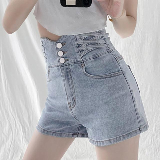 デニム ショートパンツ レディース 美脚 送料無料 即日発送-8