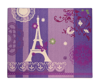 カーペット デスクカーペット 約133×170cm 女の子 エッフェル柄 ジェンヌ ツー 送料無料-6