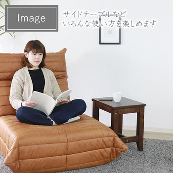 リビングスツール 木製 コンパクト 書斎 スツール ブラウン リモ 送料無料-2