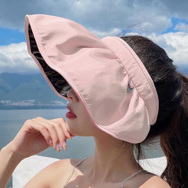 レディース 日焼け防止 つば広帽子 送料無料 即日発送-7