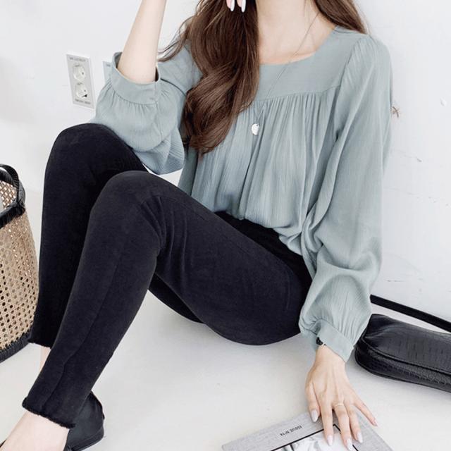 オフィスカジュアル シャツブラウス 薄手 送料無料 即日発送-8