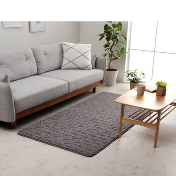 ラグ カーペット 約185×185cm 手洗い 滑りにくい ジャガード織 幾何柄 リマリ 送料無料-8