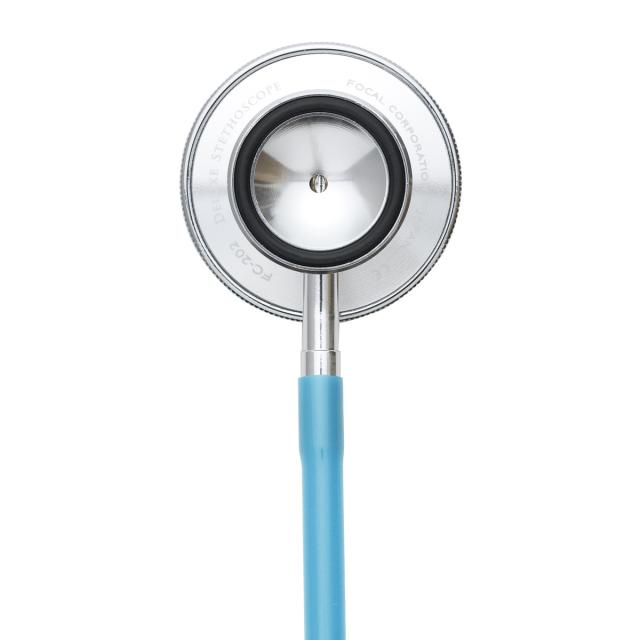 ＦＯＣＡＬ フォーカル ダブルヘッド聴診器 ＦＣ ２０２ スカイブルー 2個セット 送料無料-1