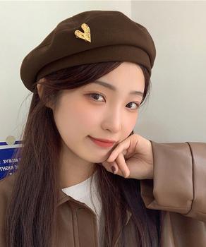 ベレー帽 レディース帽子 春秋冬 3色 送料無料 即日発送-6