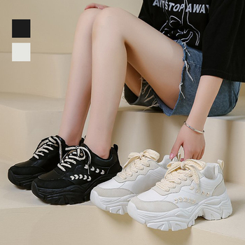 スニーカー 厚底 ダッドスニーカーレディースシューズ 送料無料 即日発送-0