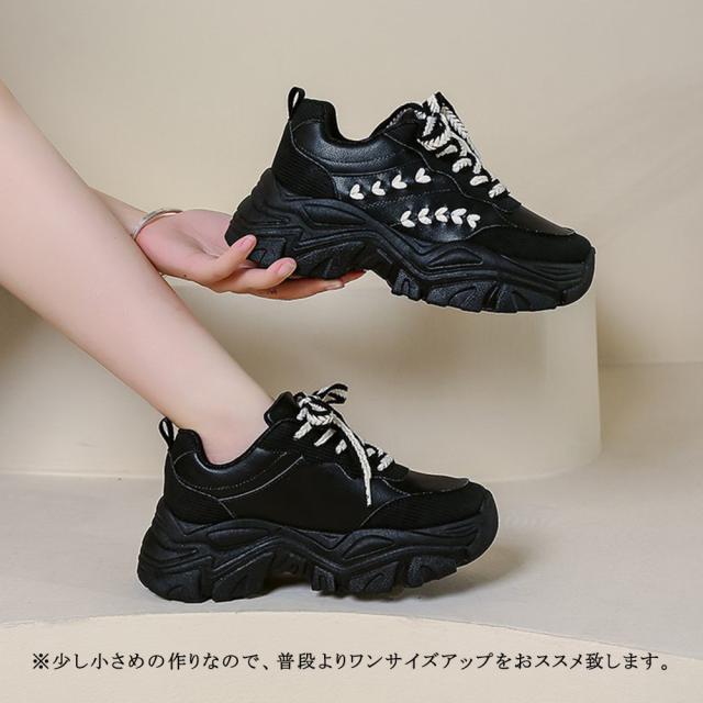 スニーカー 厚底 ダッドスニーカーレディースシューズ 送料無料 即日発送-4