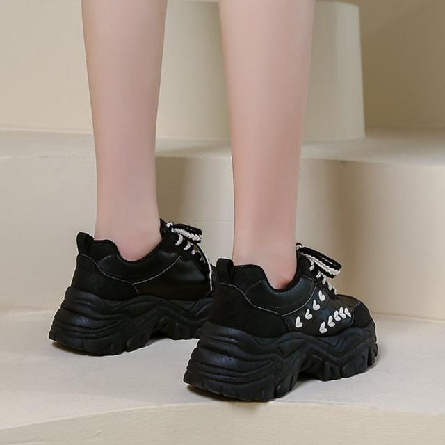 スニーカー 厚底 ダッドスニーカーレディースシューズ 送料無料 即日発送-5