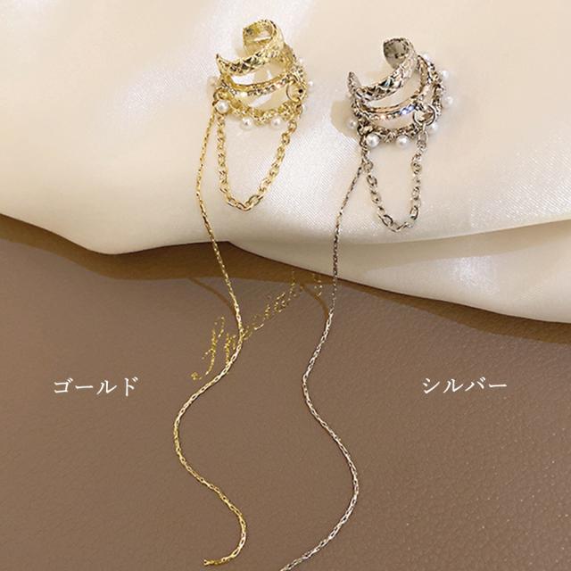 片耳用 イヤーカフ レディースイヤリング 送料無料 即日発送-1